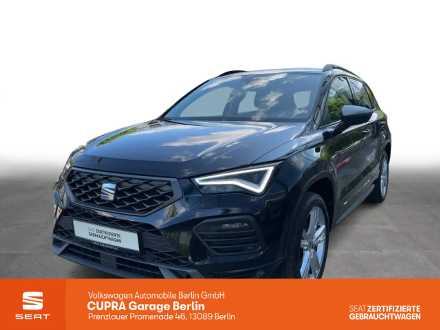 SEAT Ateca 1.5 TSI DSG FR Climatronic Navi LED SHZ Zwart - 1