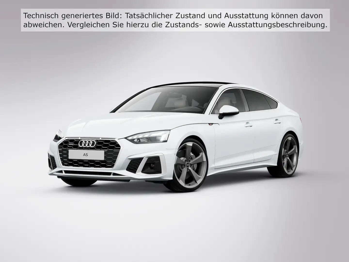 Audi A5 50 TDI quattro S line Pano Matrix L Weiß - 2