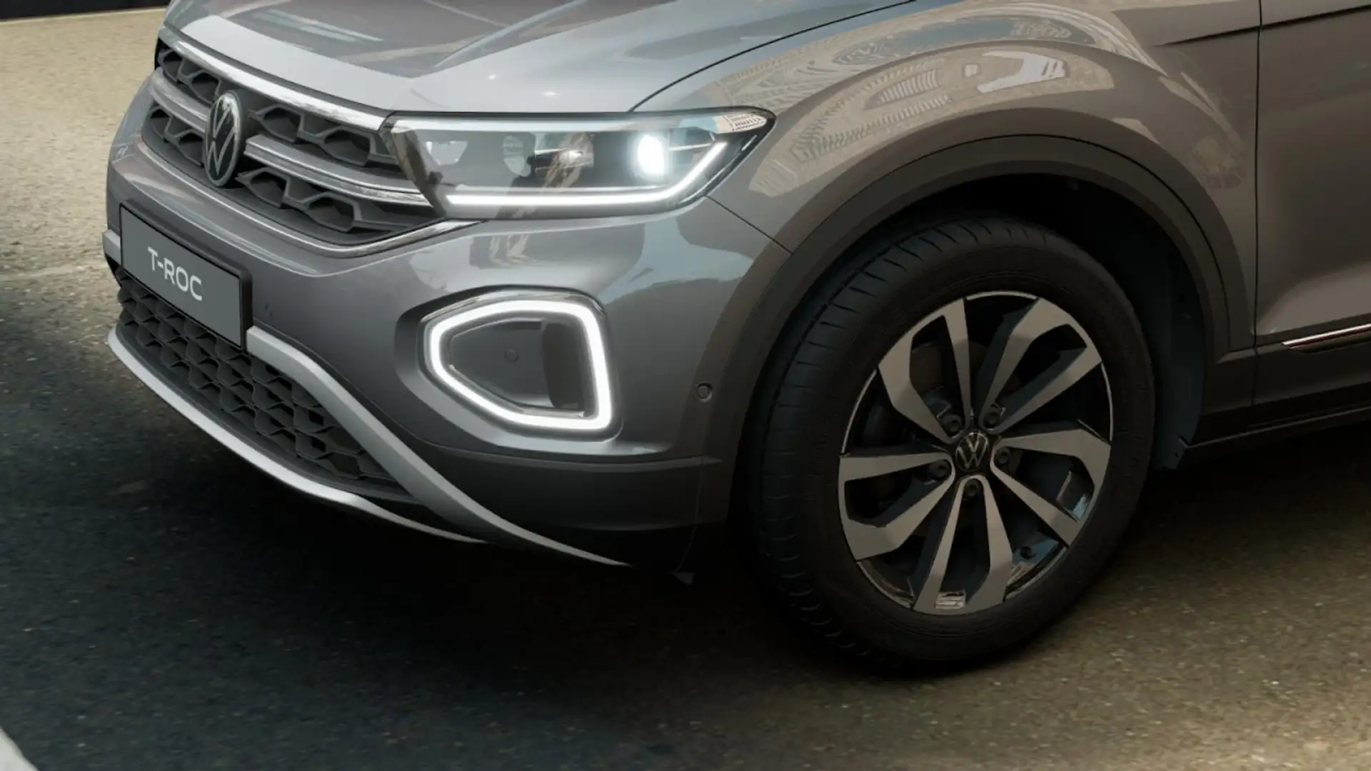 Volkswagen T-Roc Style 1.0 TSI SITZHZ+ACC+PDC+RFK+CARPLAY Klima Grau - 2