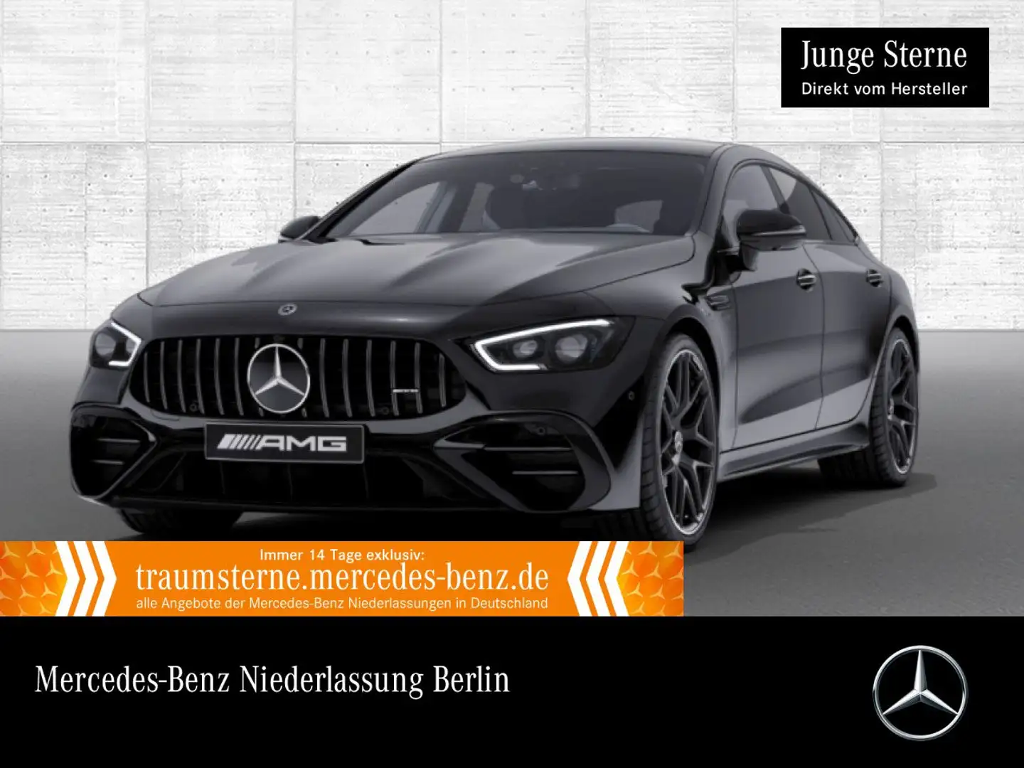 Mercedes-Benz AMG GT 53  Cp. 4M Perf-Abgas Fahrass WideScreen Schwarz - 1