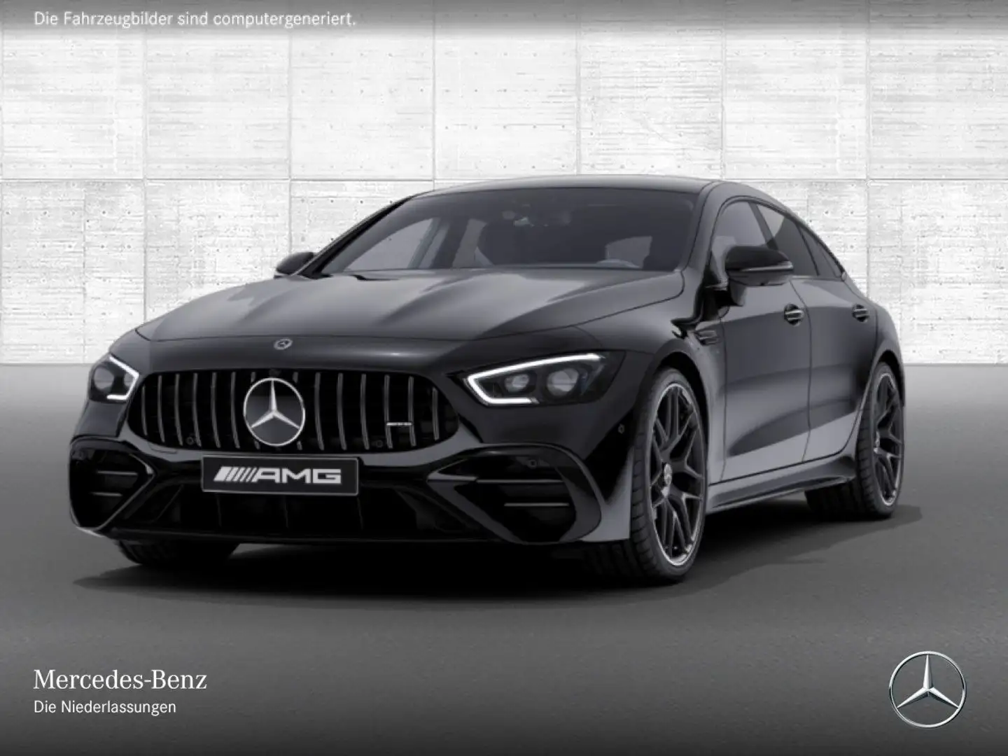 Mercedes-Benz AMG GT 53  Cp. 4M Perf-Abgas Fahrass WideScreen Schwarz - 2