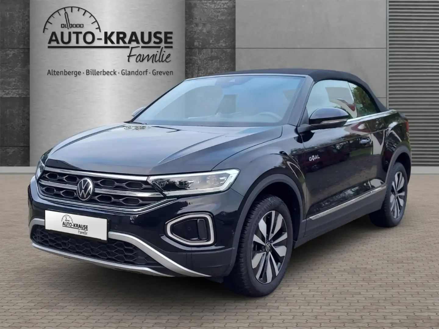 Volkswagen T-Roc Cabriolet 1.0 TSI Goal AHK-abnehmbar Navi Digitale Noir - 1