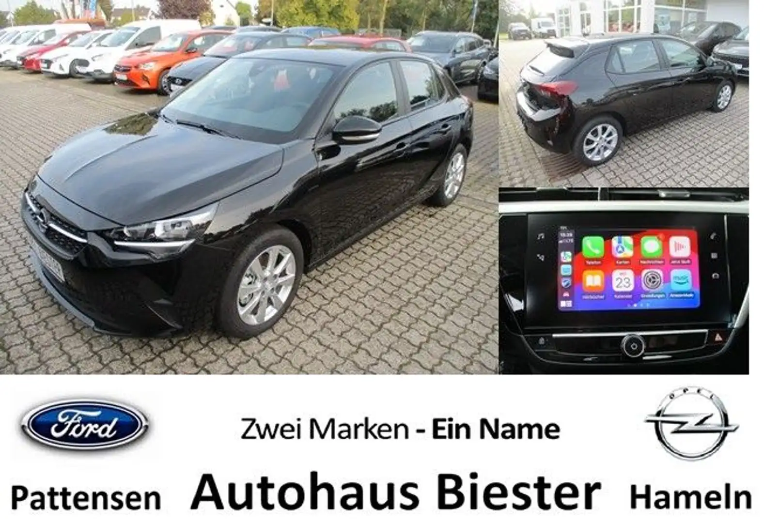 Opel Corsa F Edition PDC + Tempomat + ALU + Sitzheiz. Schwarz - 1