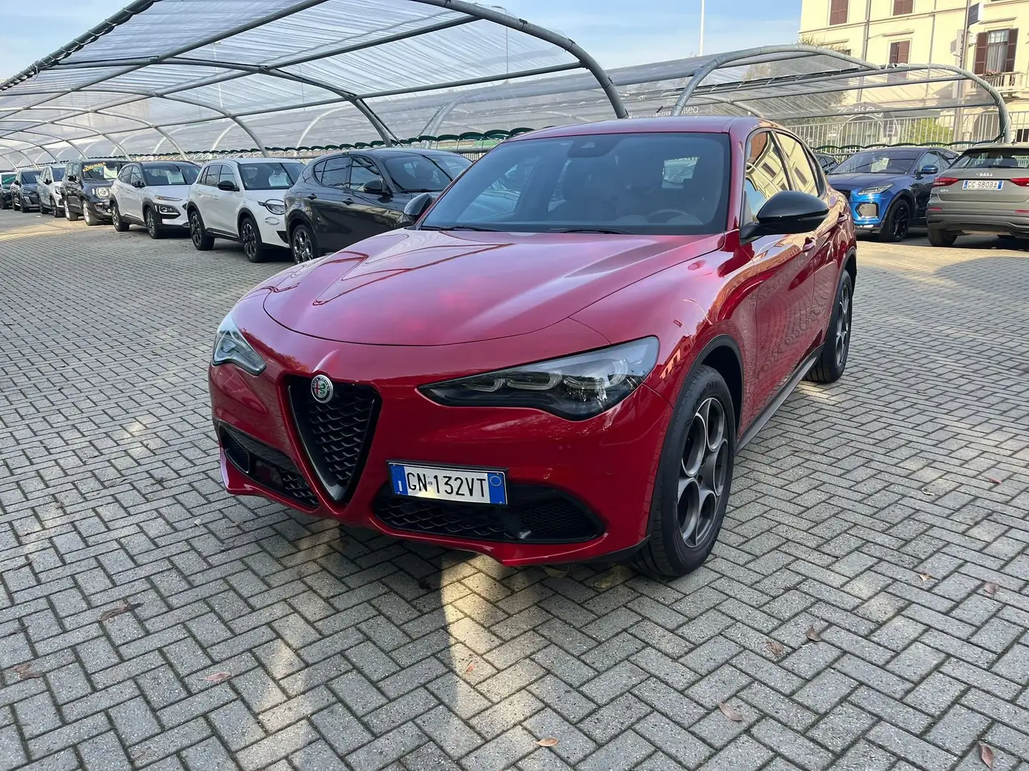 Alfa Romeo Stelvio Stelvio 2.2 Turbodiesel 210 CV AT8 Q4 Sprint Rosso - 1