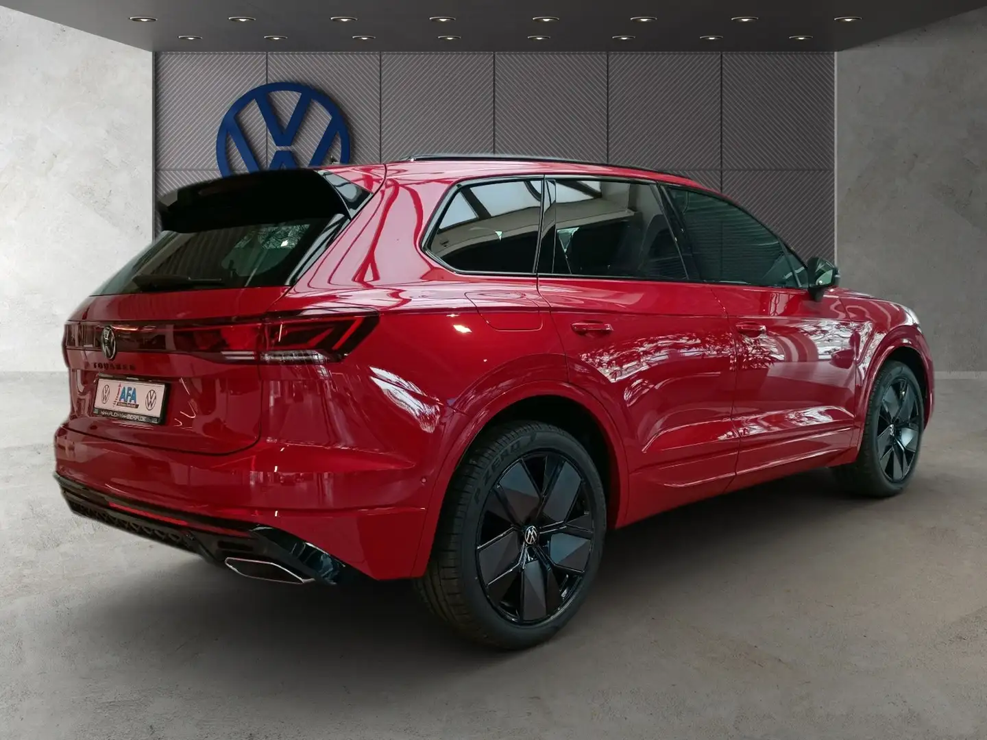 Volkswagen Touareg R-Line V6 4Motion Luft*AHK*Pano*IQ.Light Rosso - 2