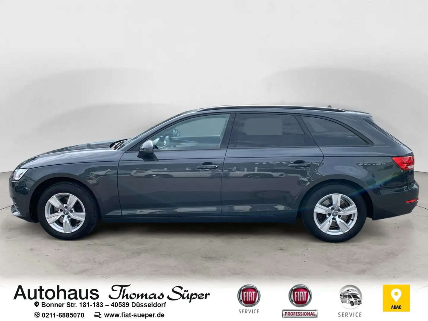 Audi A4 Panorama-Schiebdach Navi AHK PDC 8xAlu el. Heckkl. Gris - 2