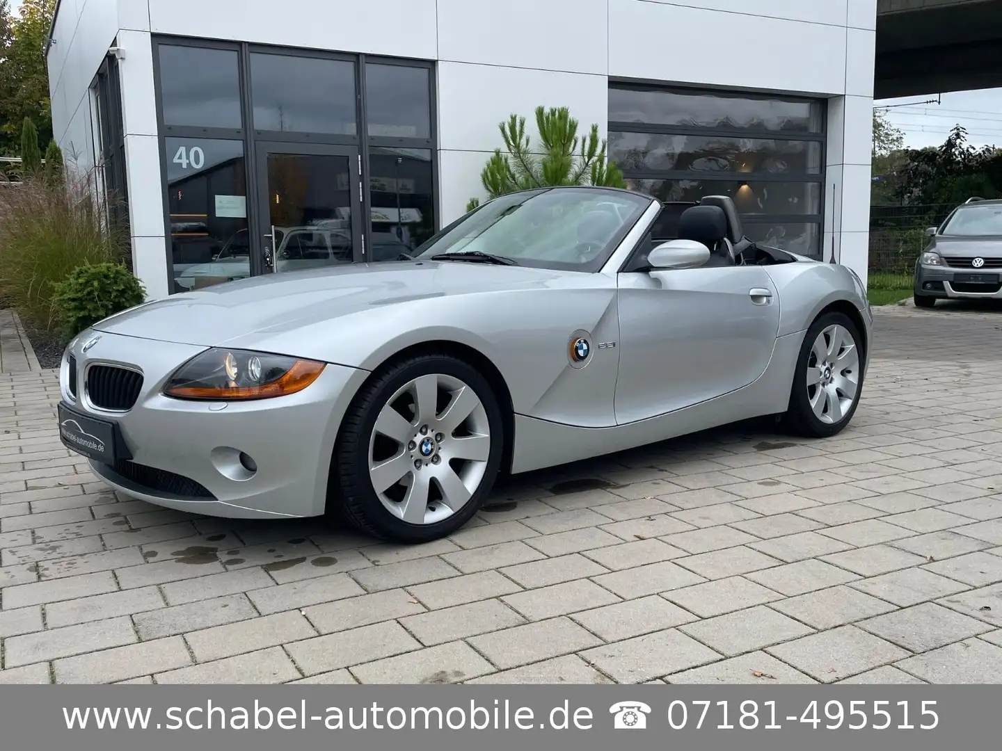 BMW Z4 Roadster 2.2i Aut. Leder Navi Klima PDC 1.Hd Argent - 1