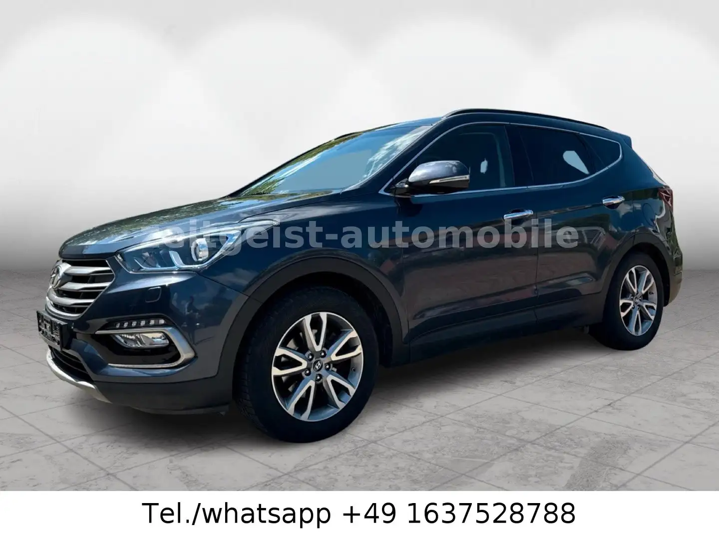 Hyundai SANTA FE 2.0d*LEDER*XEN*1.HAND*SERVICE NEU Silber - 1
