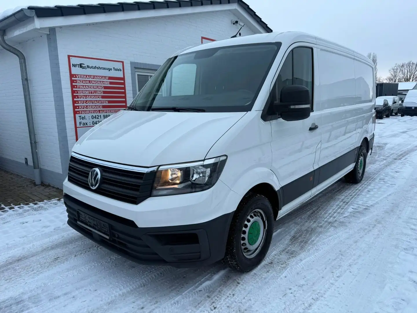 Volkswagen Crafter FWD 140 PS / LEDER / TÜV 08/2026 Blanc - 1