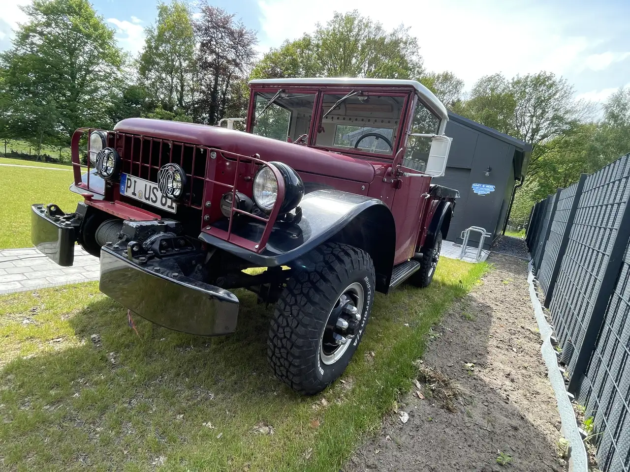 Dodge M37 Pickup 4x4 V8 mit Seilwinde, foto 2
