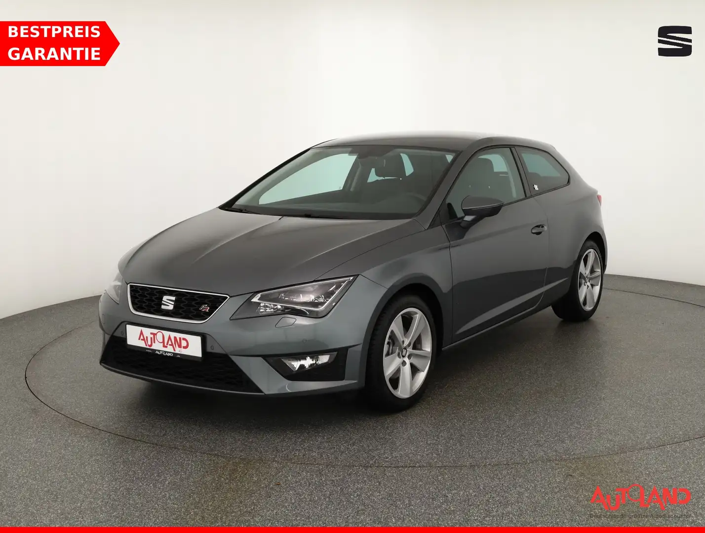 SEAT Leon 1.4 TSI FR LED Navi Sitzheizung Tempomat Grijs - 1