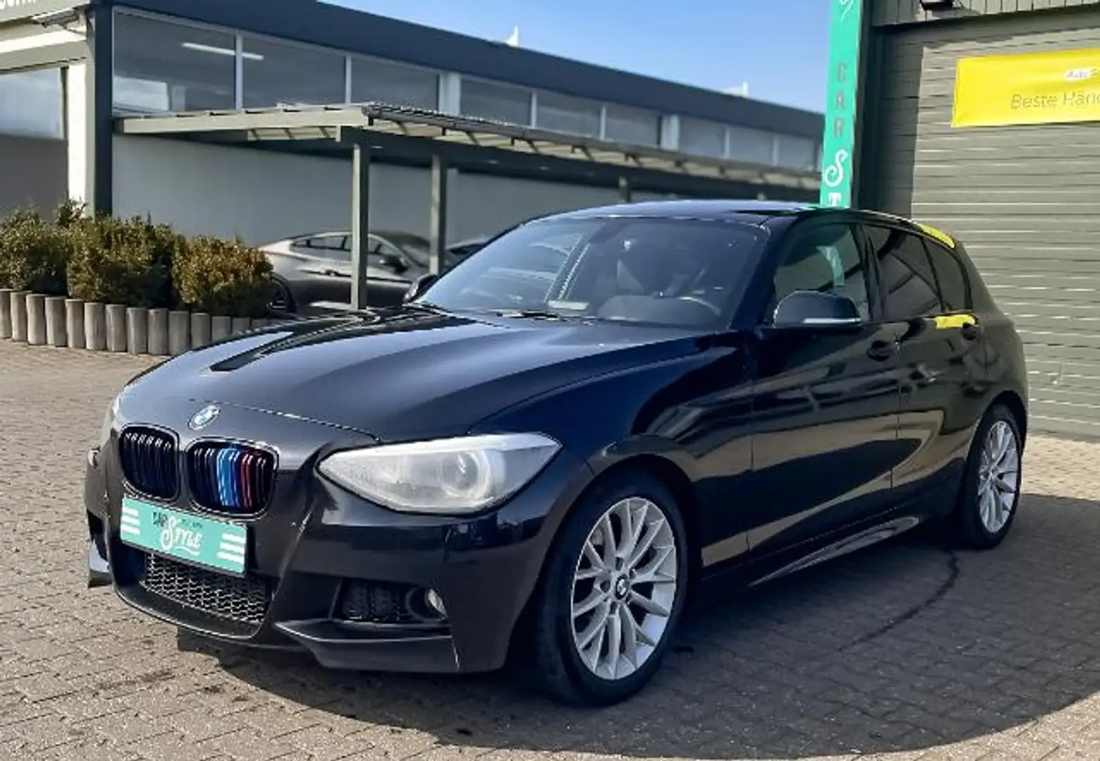 BMW 120 d M SPORT PAKET SHZ NAVI Чорний - 1