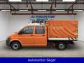 Volkswagen T5 Transporter Pritsche Pritsche Doppelkabine 4M Orange - thumbnail 3