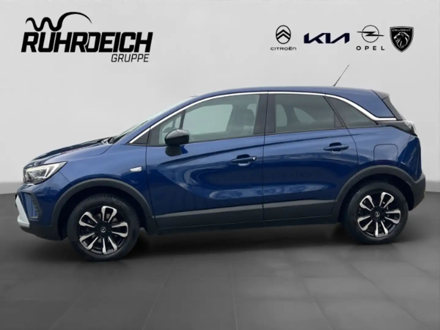 Opel Crossland Elegance 1.2 T LED+AHK+NAVI+SITHZG+PDC+CAM+ Blau - 2