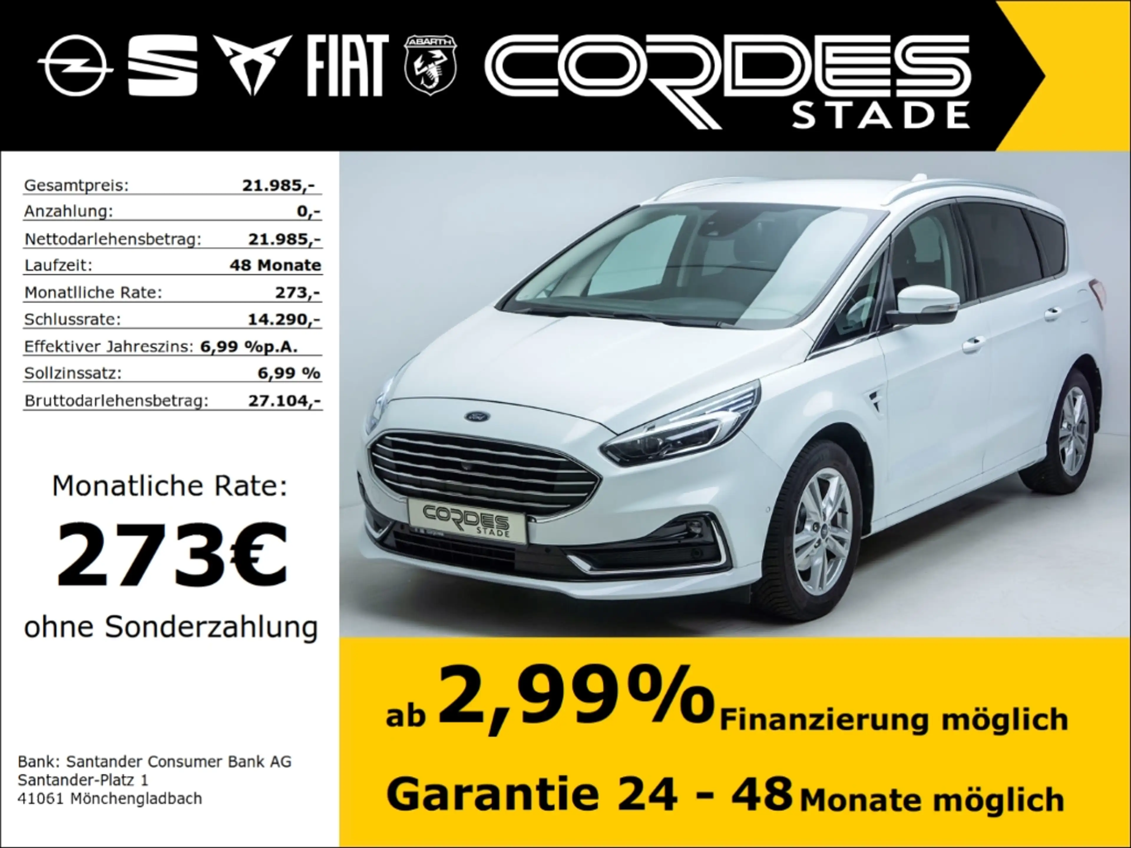 Ford S-Max Titanium AUTOMATIK NAVI SITZHEIZUNG (GW 133)