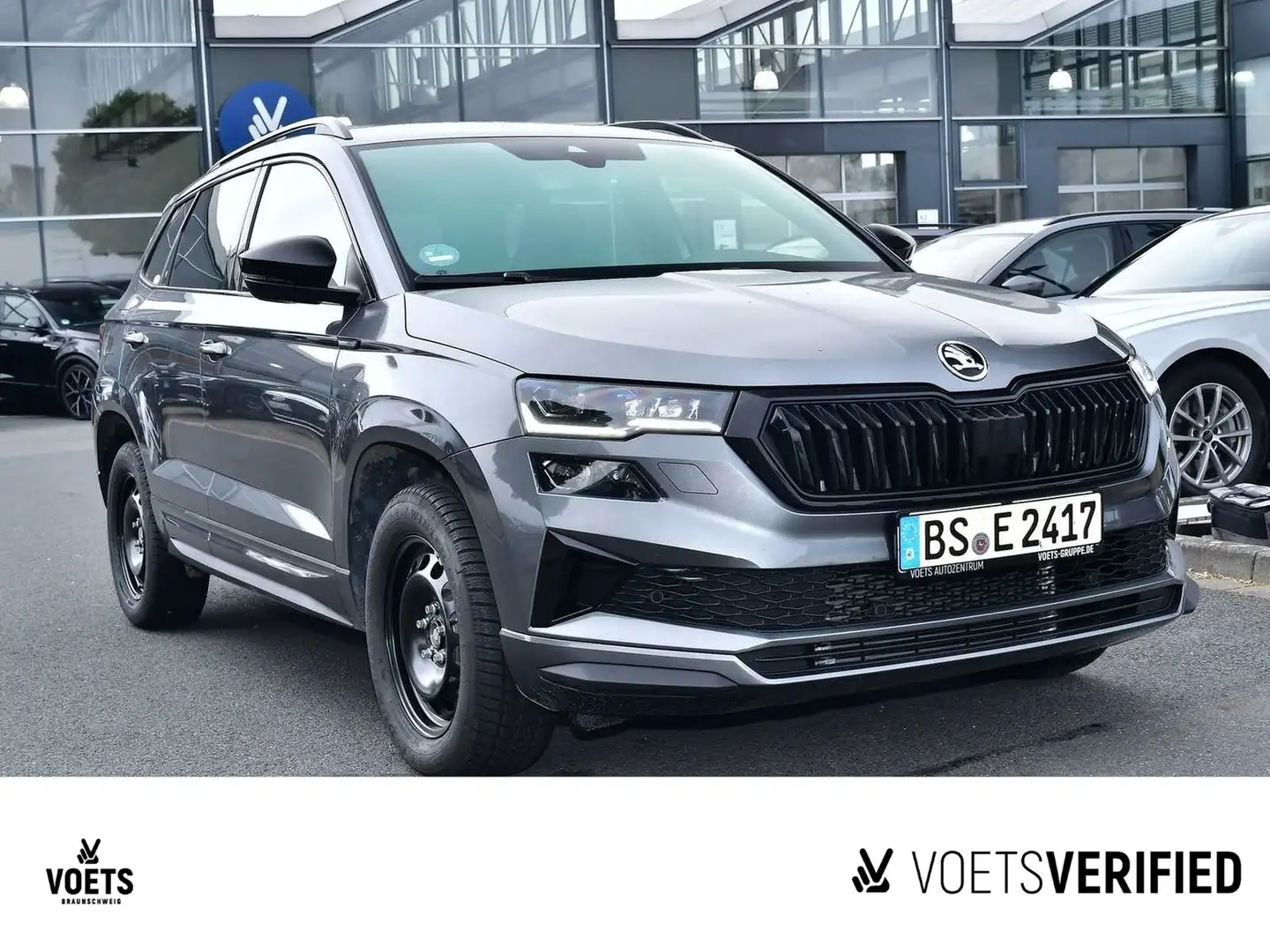 Skoda Karoq Sportline 1.0 TSI DSG AHK+ACC+SHZ Grau - 2