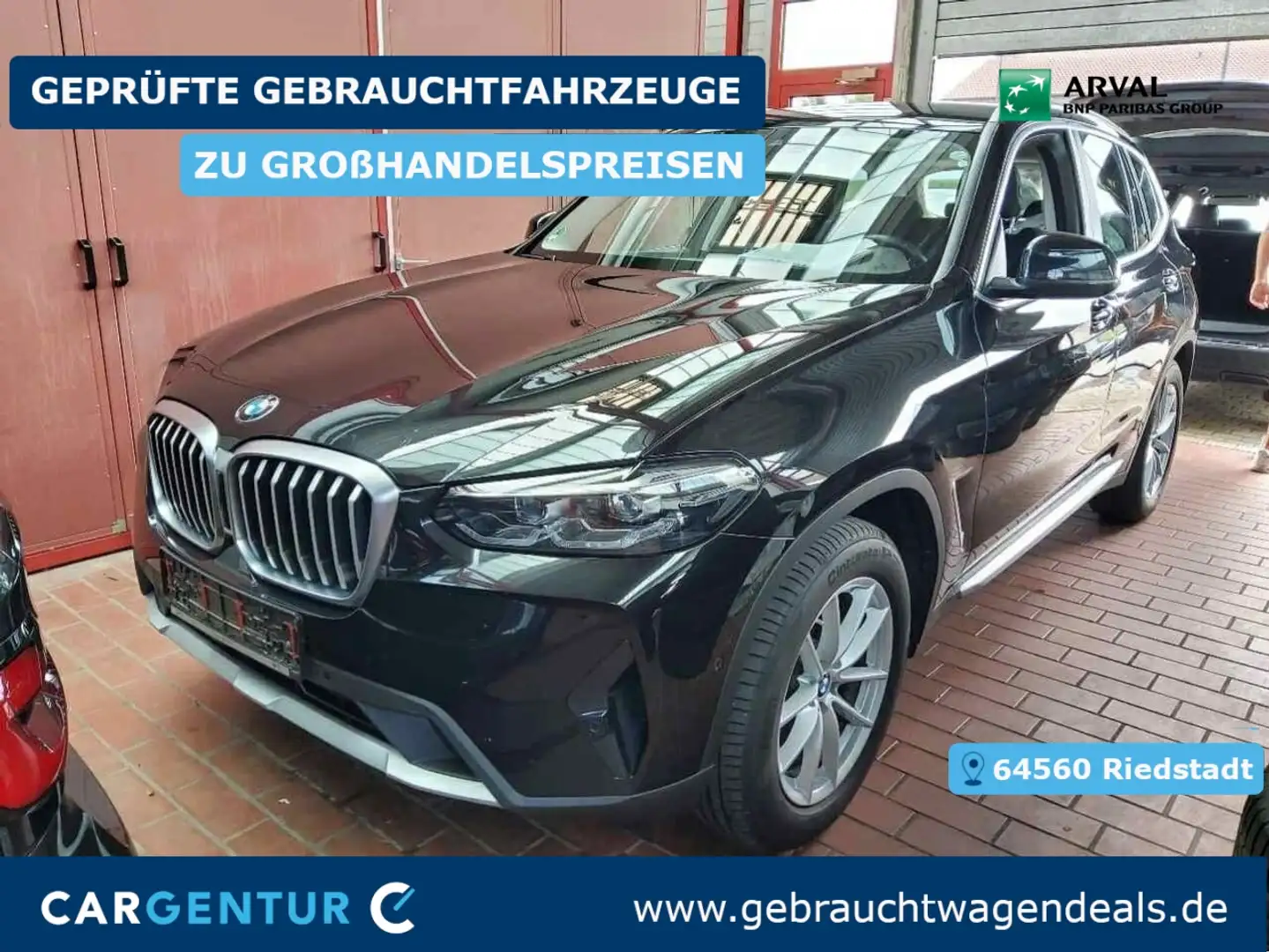 BMW X3 xDrive20d Mild-Hybrid xDrive SpoSi ACC BLIS El.Hec Noir - 1