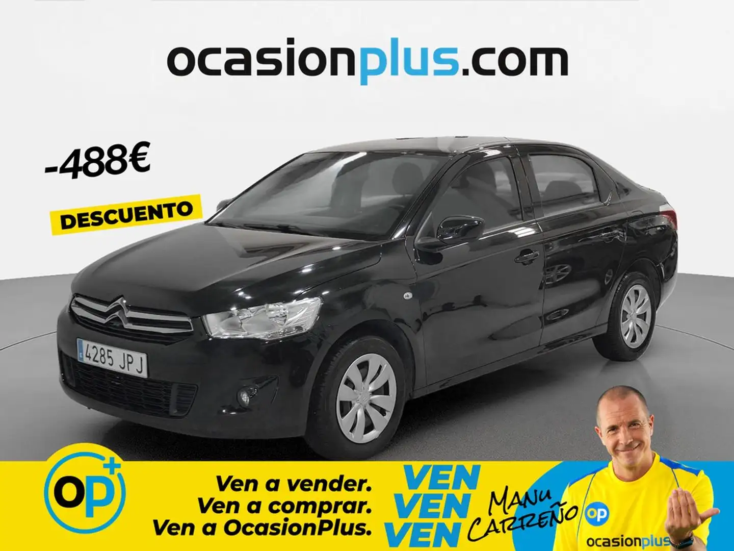 Citroen C-Elysée 1.6BlueHDi Seduction 100 Schwarz - 1