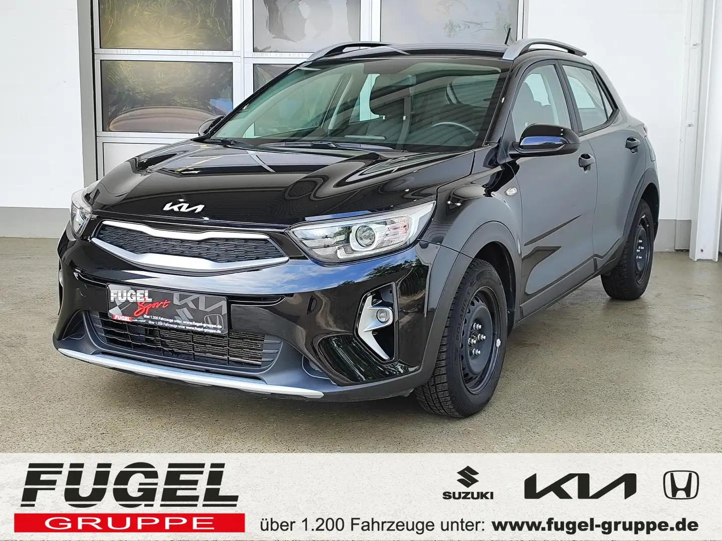 Kia Stonic 1.2 Klima|Car-Play Schwarz - 1