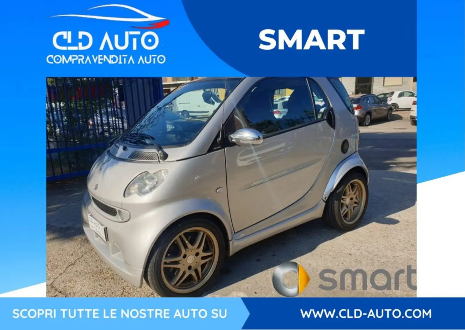 smart forTwo 700 coupé Brabus (55 kW) Grigio - 1