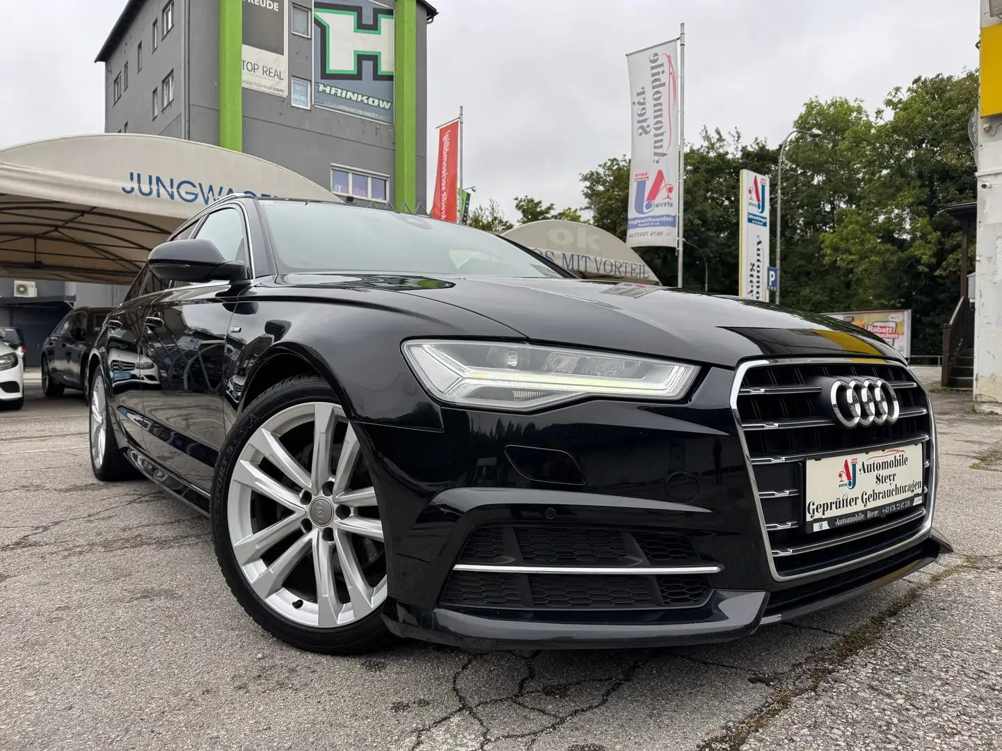 Audi A6 2,0 TDI ultra Sport+S line+Navi+Kamera Zwart - 1