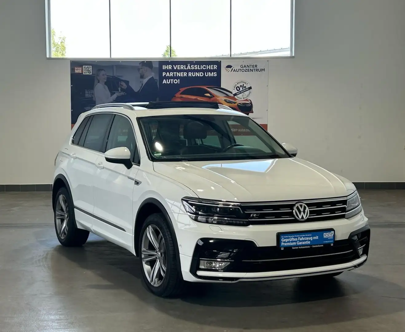 Volkswagen Tiguan R-LINE 2.0 TDI DSG AHK+KAMERA+PANO+NAVI Weiß - 2