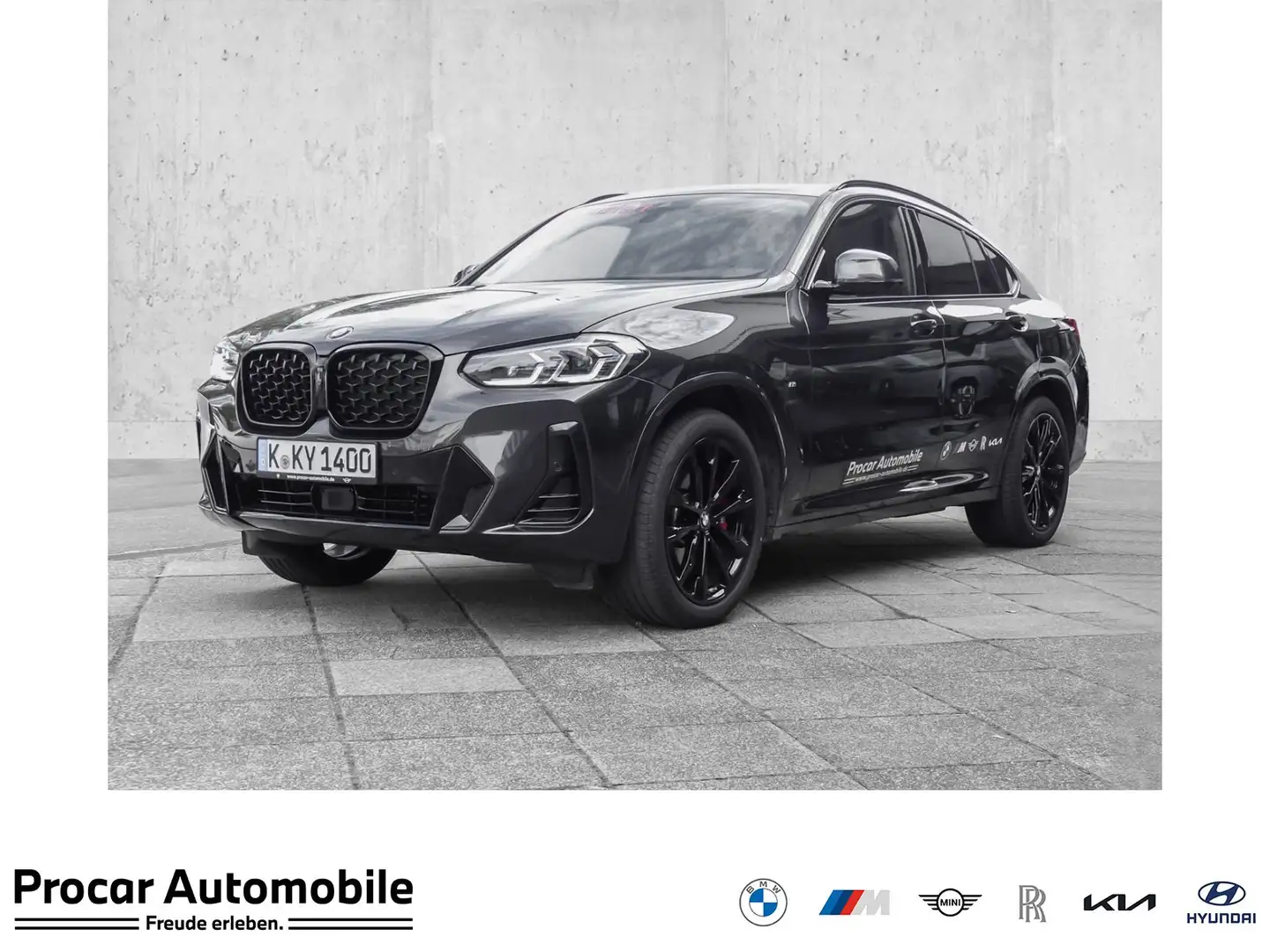BMW X4 xDrive30d MSport PANO HuD AHK H/K Laser Grau - 1