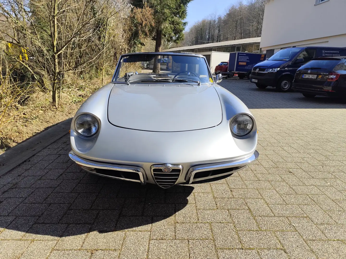 Alfa Romeo Spider Rundheck-Spider TÜV neu, H-Kennz. Ezüst - 2