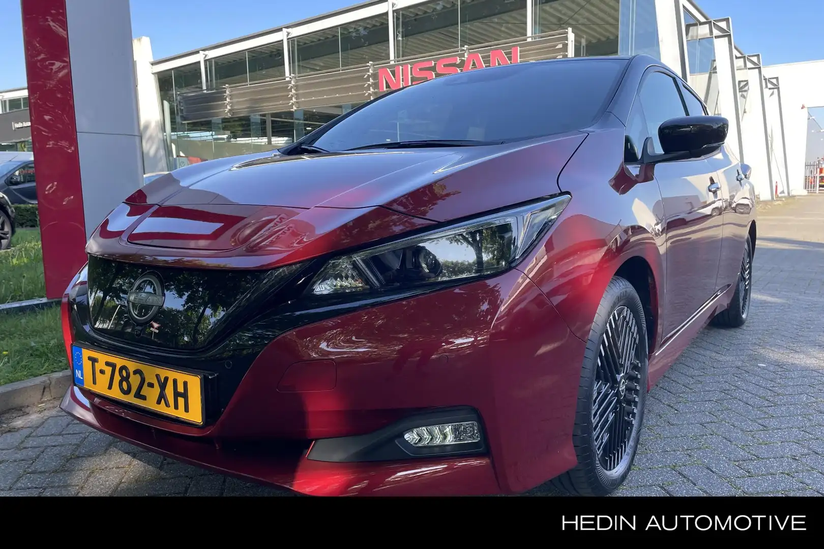 Nissan Leaf Tekna 40 kWh 1e. eig. | Leder | Bose | Lm velgen Rood - 1