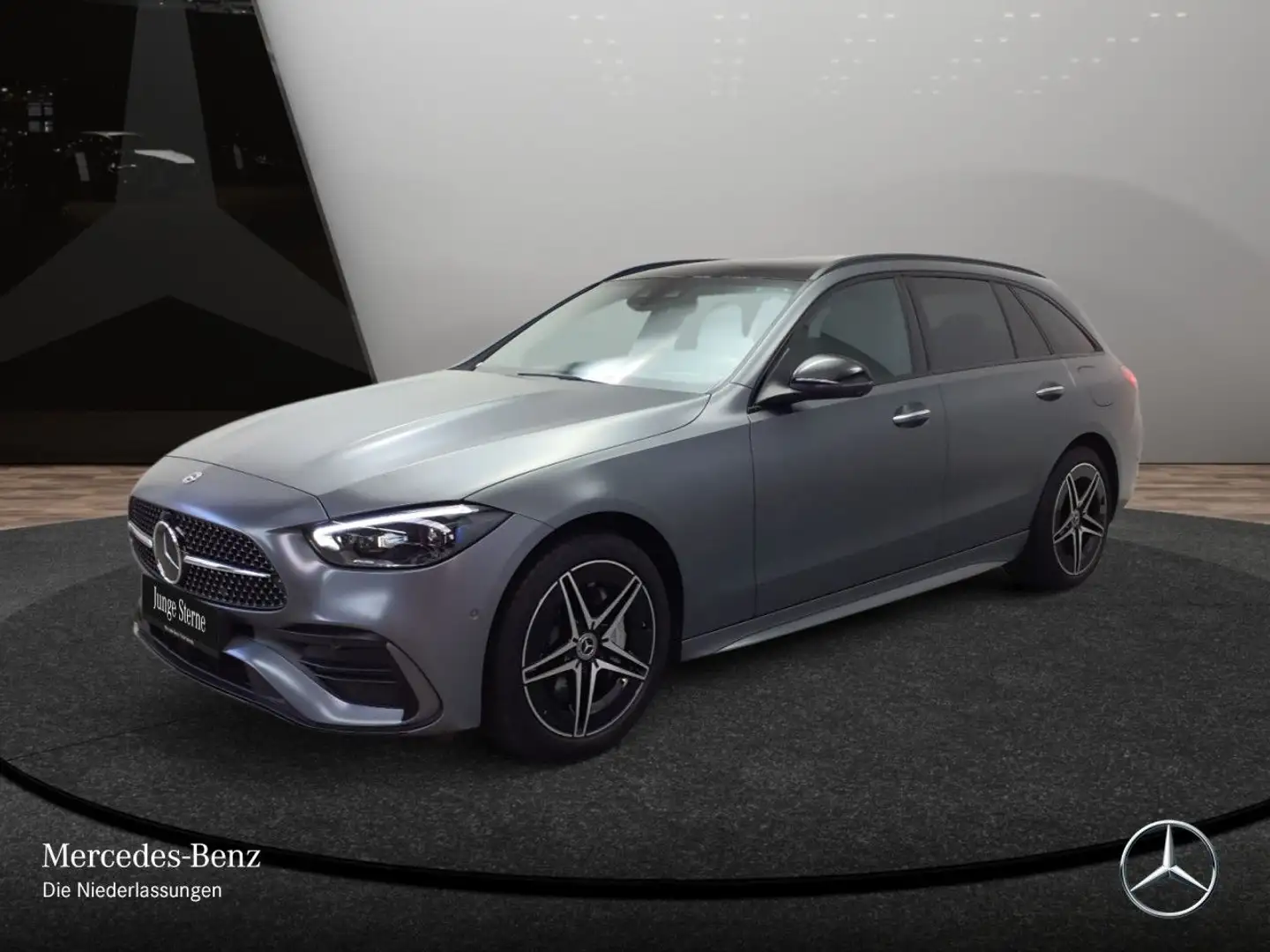 Mercedes-Benz C 300 e T AMG+NIGHT+PANO+360+KEYLESS+9G Grau - 2