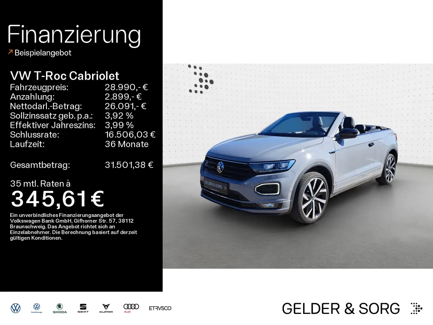 Volkswagen T-Roc R-Line Edition 1.5 TSI RFK*AHK*L Gris - 1