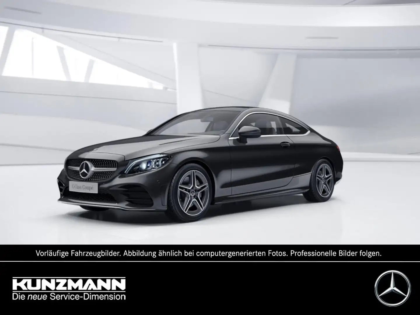 Mercedes-Benz C 300 Coupé AMG Navi Panorama Kamera Spiegel-P Grau - 1