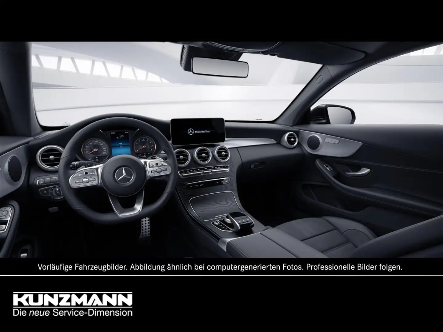 Mercedes-Benz C 300 Coupé AMG Navi Panorama Kamera Spiegel-P Grau - 2