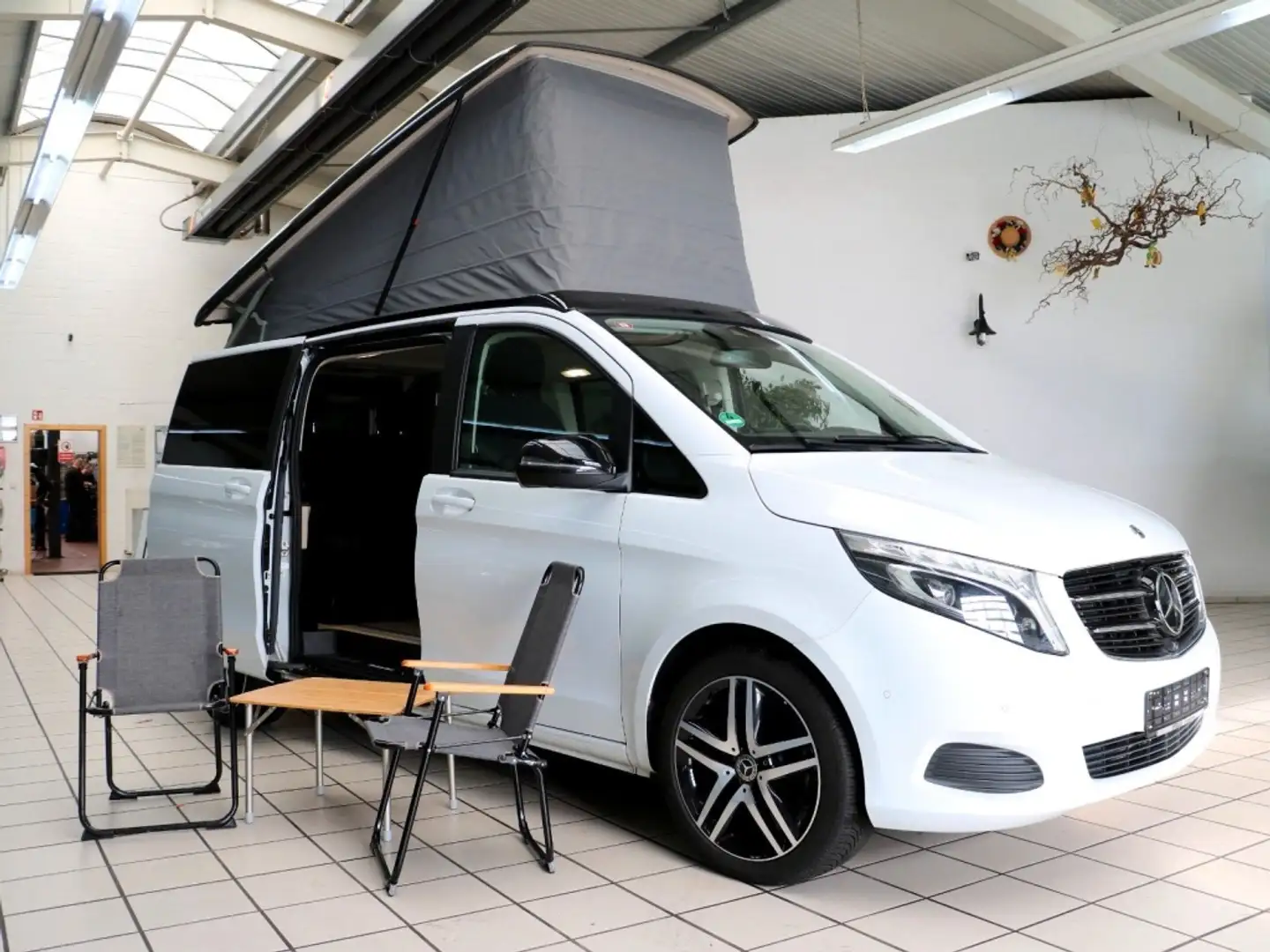 Mercedes-Benz V 250d Marco Polo Bílá - 2
