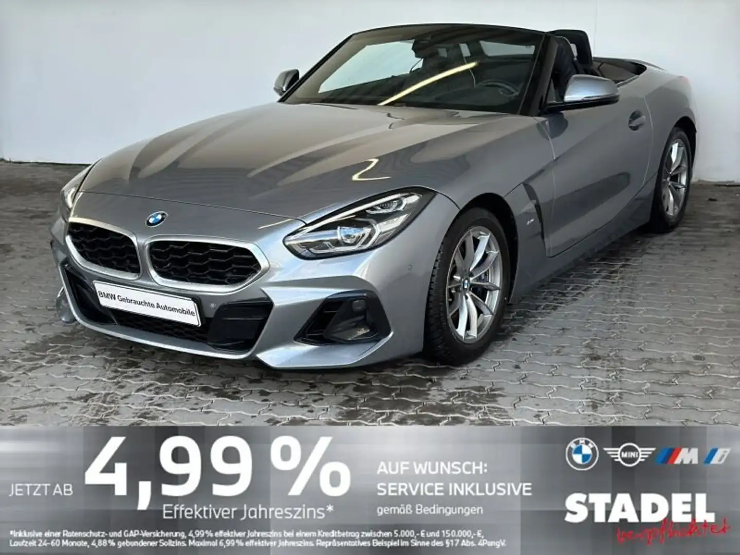 BMW Z4 sDrive30i M Sport Navi.LED.ACC.RFK.HuD.HiFi Grau - 2