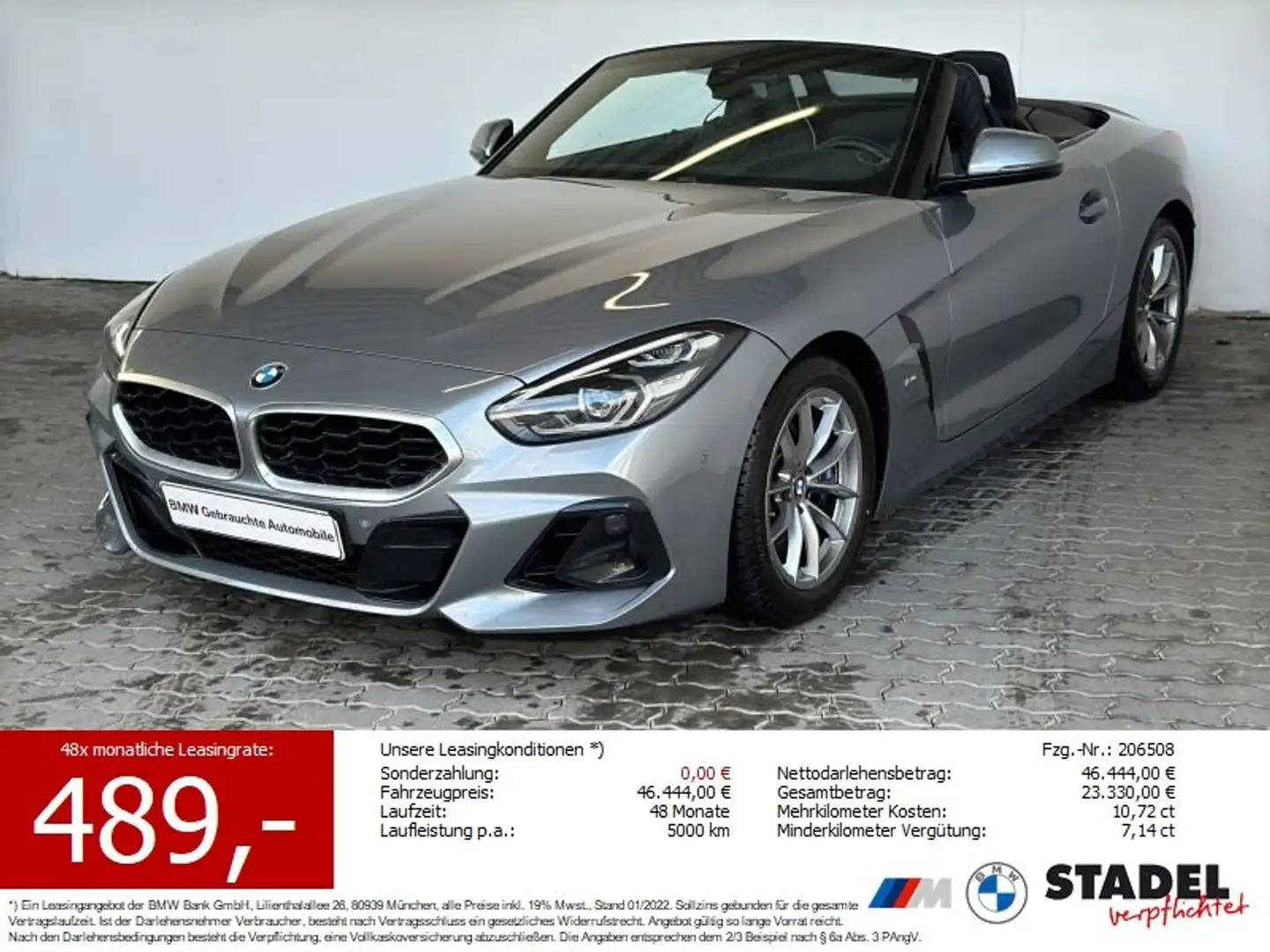BMW Z4 sDrive30i M Sport Navi.LED.ACC.RFK.HuD.HiFi Gris - 1