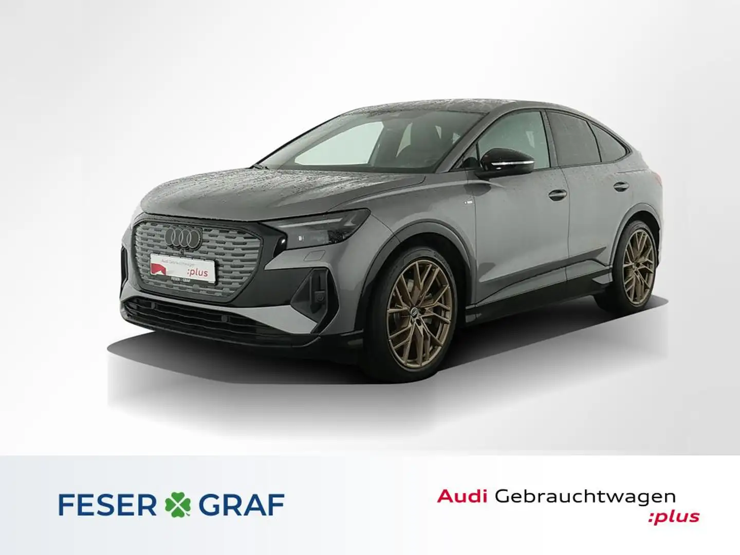Audi Q4 e-tron Sportback 50 S Line Int Navi,Leder,Matrix,Kamera Gris - 1
