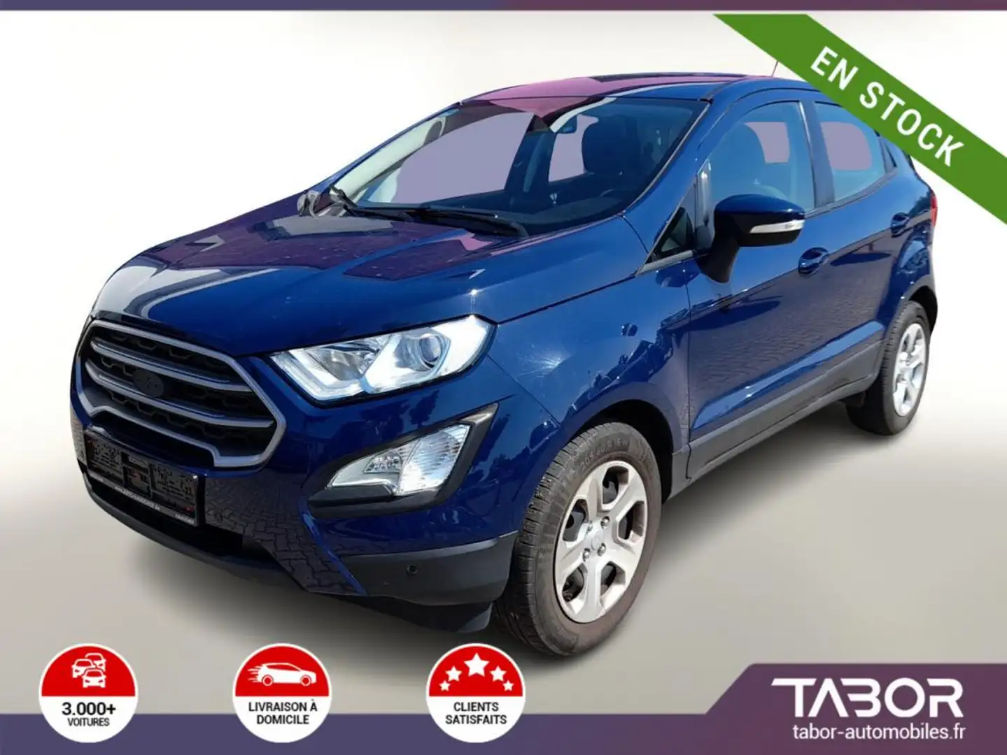 Ford EcoSport 1.0 EB 125 Aut. Trend radars Bleu - 1