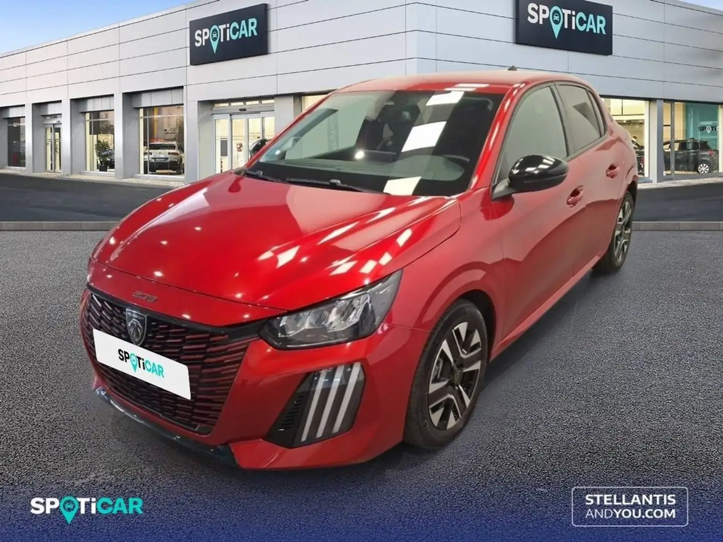 Peugeot 208 1.2 Puretech S&S Allure 100 Rojo - 1