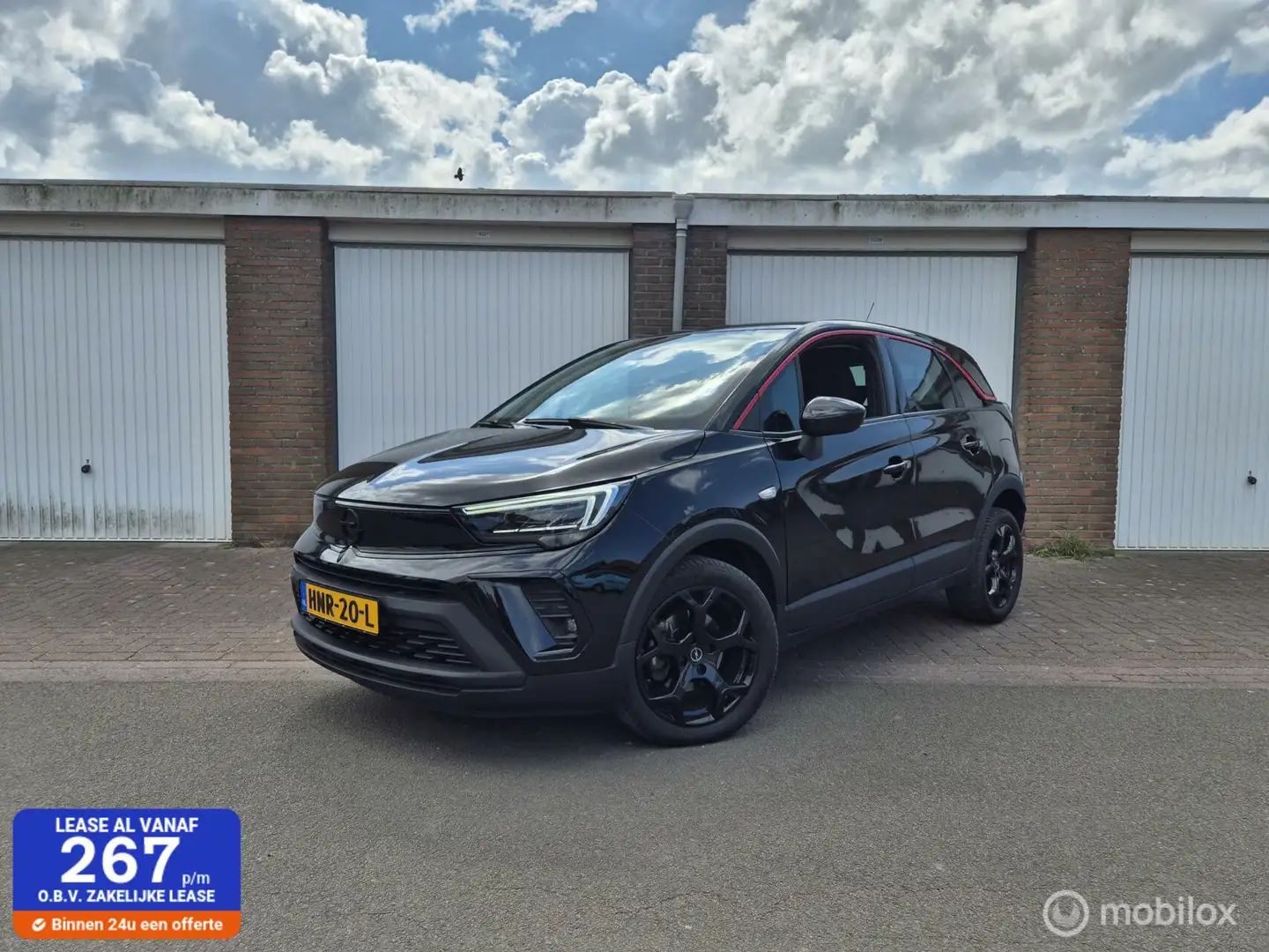 Opel Crossland 1.2 Turbo GS-Line / BTW Auto Zwart - 1