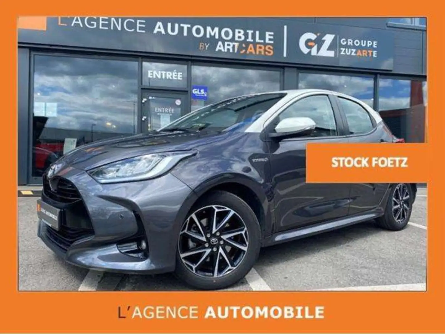Toyota Yaris 1.5 HYBRIDE E-CVT ICONIC GARAN Gris - 1