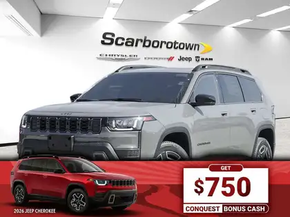 Gray 2026 Jeep Cherokee SUV / Crossover Four-Wheel Drive Automatic