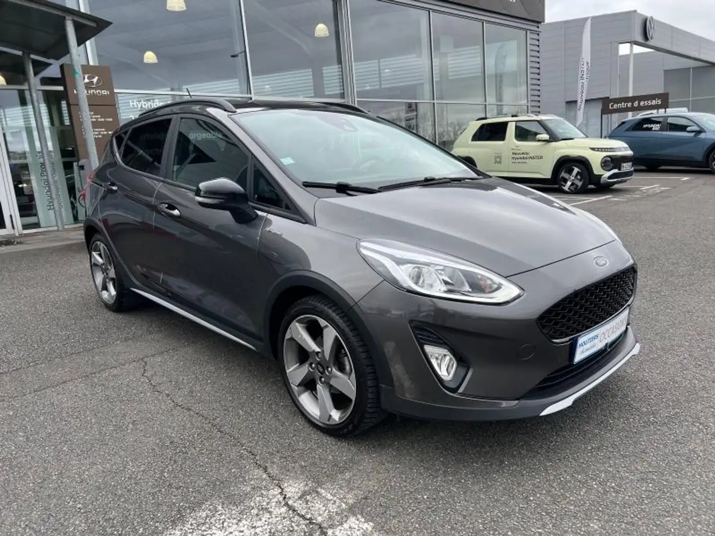 Ford Fiesta 1.0 EcoBoost 100ch S\u0026S Euro6.2 Grau - 2