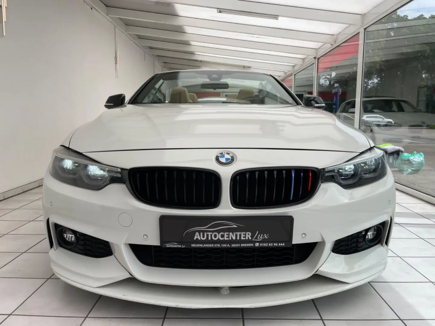 BMW 440 i Cabrio xDrive M Sport HUD NAVI LED HARMAN Bianco - 2