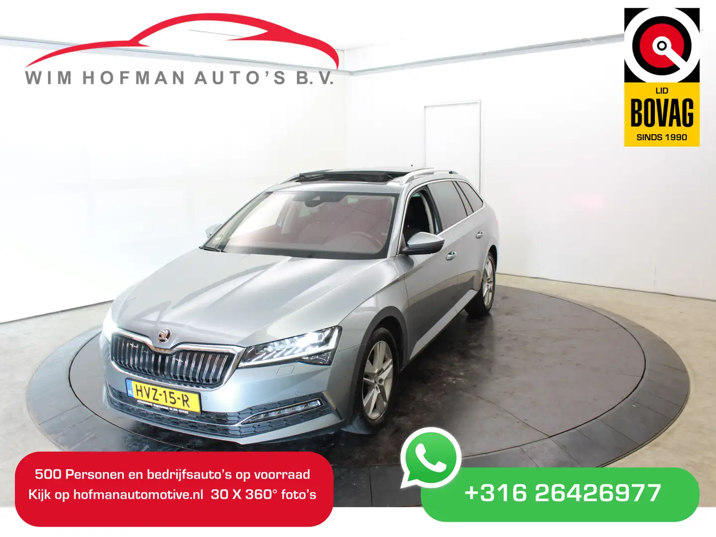 Skoda Superb 1.4 TSI iV Style 360ºCamera El Trekh+aKlep Panodak Gris - 1