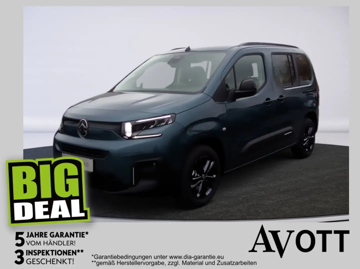 Citroen Berlingo BlueHDi 100 S&S Plus M Blau - 1