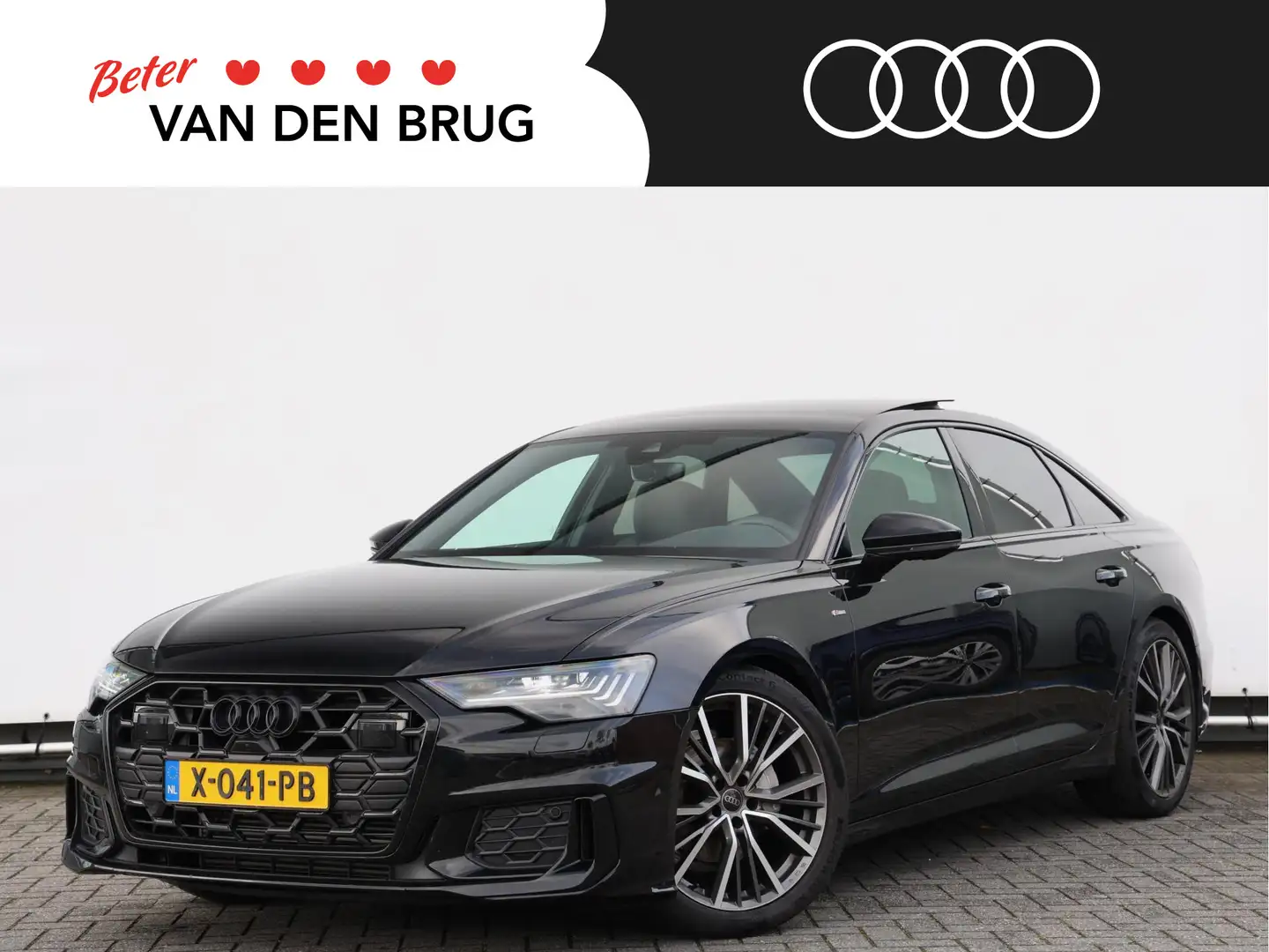 Audi A6 Limousine S edition Competition | 40 TFSI 204 pk | Zwart - 1