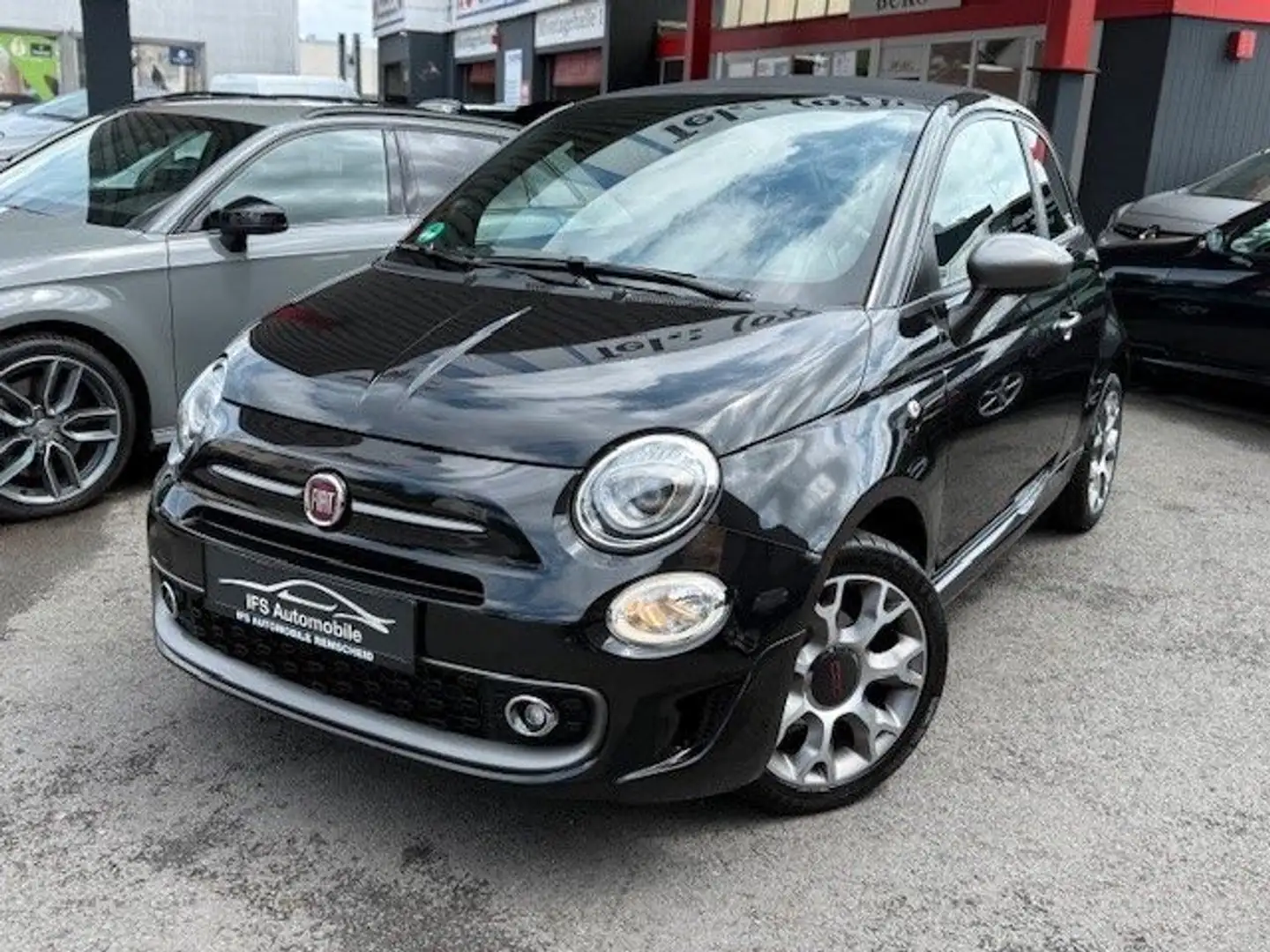 Fiat 500C S*VIRTUAL*TEMPOMAT*SPORTTEILLEDER SITZE*PDC Schwarz - 1