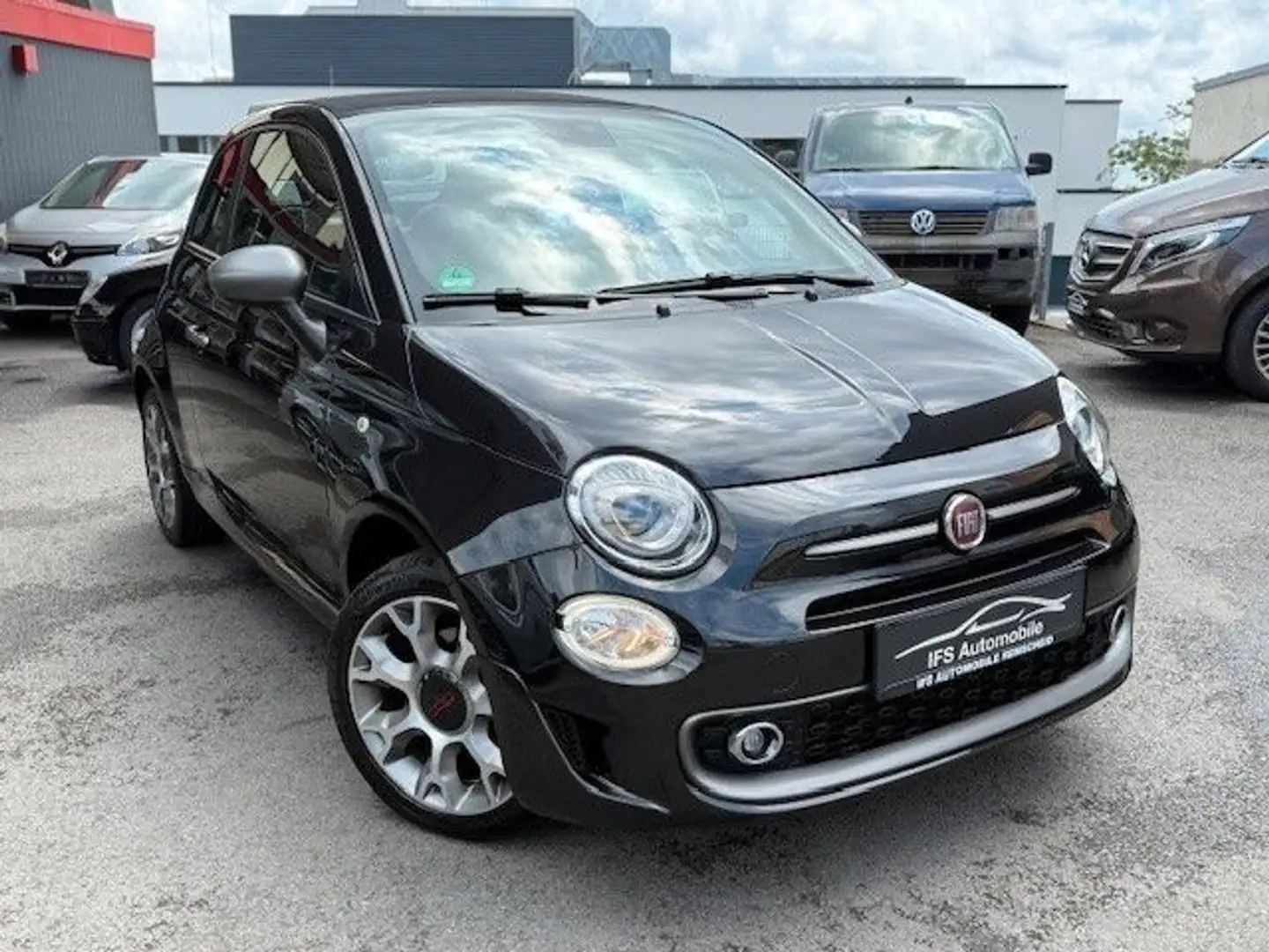 Fiat 500C S*VIRTUAL*TEMPOMAT*SPORTTEILLEDER SITZE*PDC Schwarz - 2