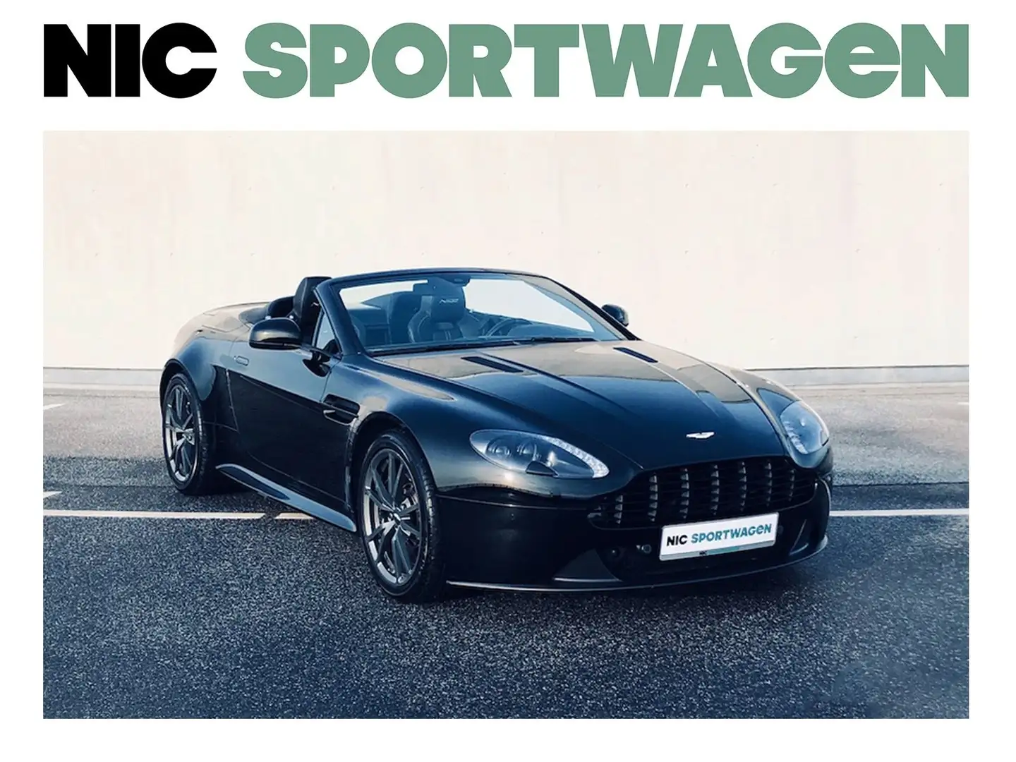Aston Martin V8 Sondermodel: N430 Roadster NUR 28tkm Noir - 1